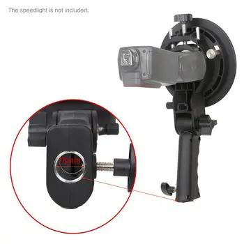 

Mount Holder for Speedlite Flash Snoot Softbox Beauty Dish Speedlite Flash Adjustable Lighting Direction Flash Accessories