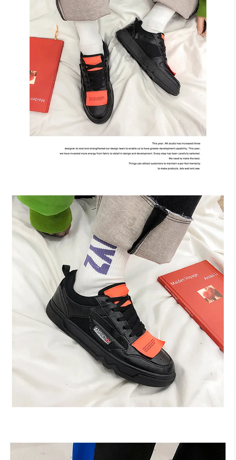 Ins/суперпожарная обувь мужская обувь Весенняя Корейская версия тренда Harajuku high to help парусиновая мужская повседневная обувь