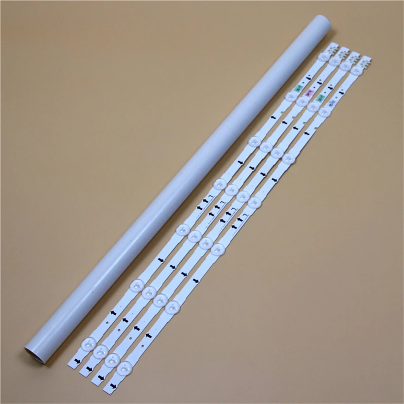 645mm TV LED 라이트 바 삼성 UN32J5500AG UN32J6300AF UE32H4000AW 32 인치 백라이트 스트립 키트 7 LED 램프 렌즈 4 밴드