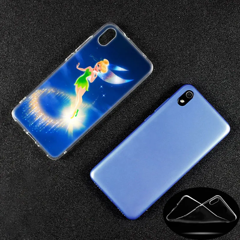 Роскошный силиконовый чехол принцессы Tinker bell для Xiaomi Redmi K20 Pro 7 7A 6 6A 4X5 Plus S2 GO Note 8 7 6 5 Pro 4 Fashion