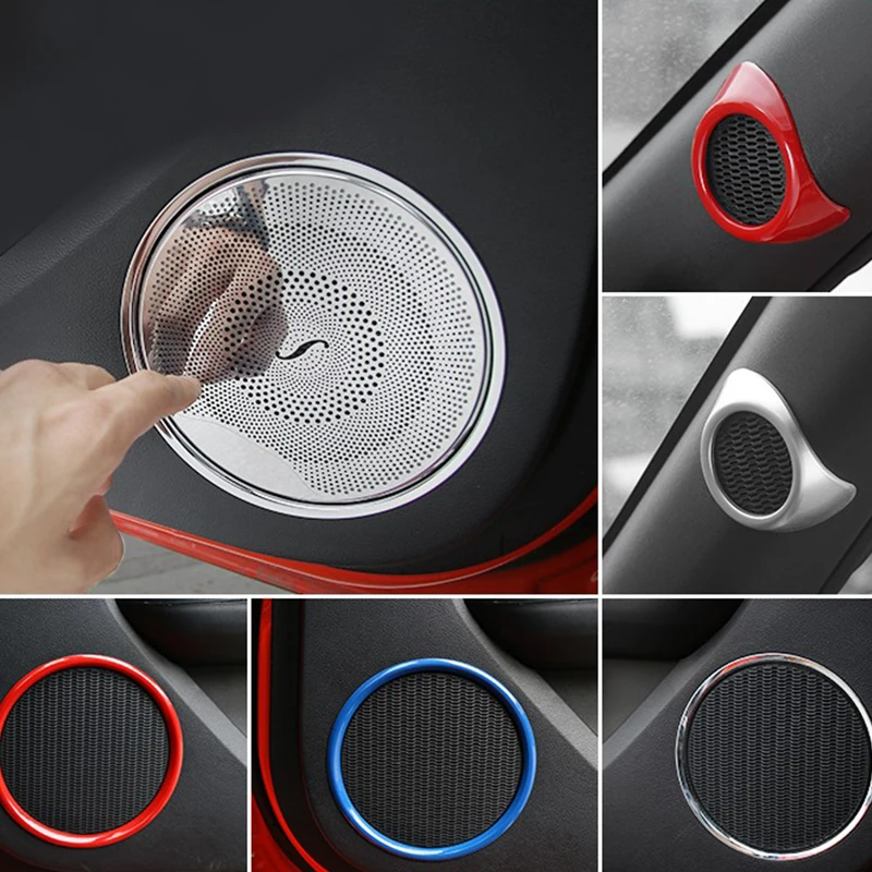 

Door horn protection cover A-pillar horn decorative frame Interior accessories For 2015-2019 Ford Mustang Modification