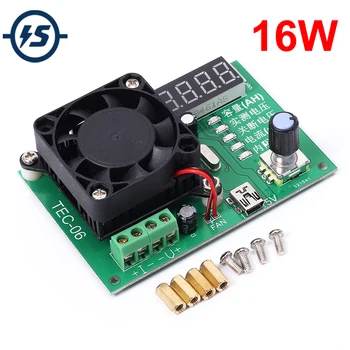 

Battery Capacity Tester Electronic Load LED Display w/ Fan Vehicle Battery Tester 16W 200W TEC-06/TEC-12P Max 500AH 3.5A/20A