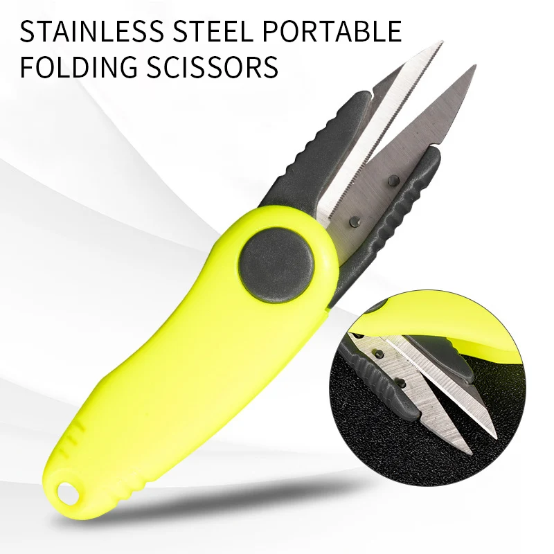 

Outdoor Fishing Quick Knot Tool kit Shrimp-type Fishing Line Cutter Clipper Nipper Hook Sharpener Fly Tying Tool Tackle Gear