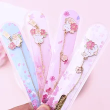 Сакура мелкий сплав кулон Закладка школьные офисные принадлежности Дети Студенты красивые подарки