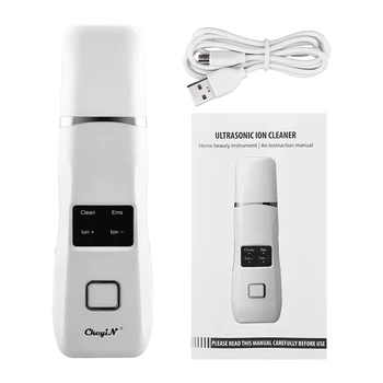

Nano Ultrasonic Ems Led Photon Ion Facial Cleaning Skin Scrubber Remove Dirt Blackhead Reduce Wrinkles Porecleaner Facial Lift