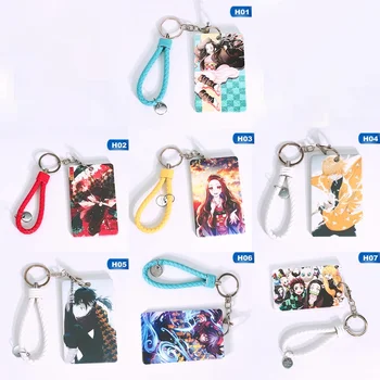 

Anime Demon Slayer: Kimetsu No Yaiba Kamado Tanjirou Cosplay Student Bus Room Card Holder Cover Case Cosplay Gift Pendant