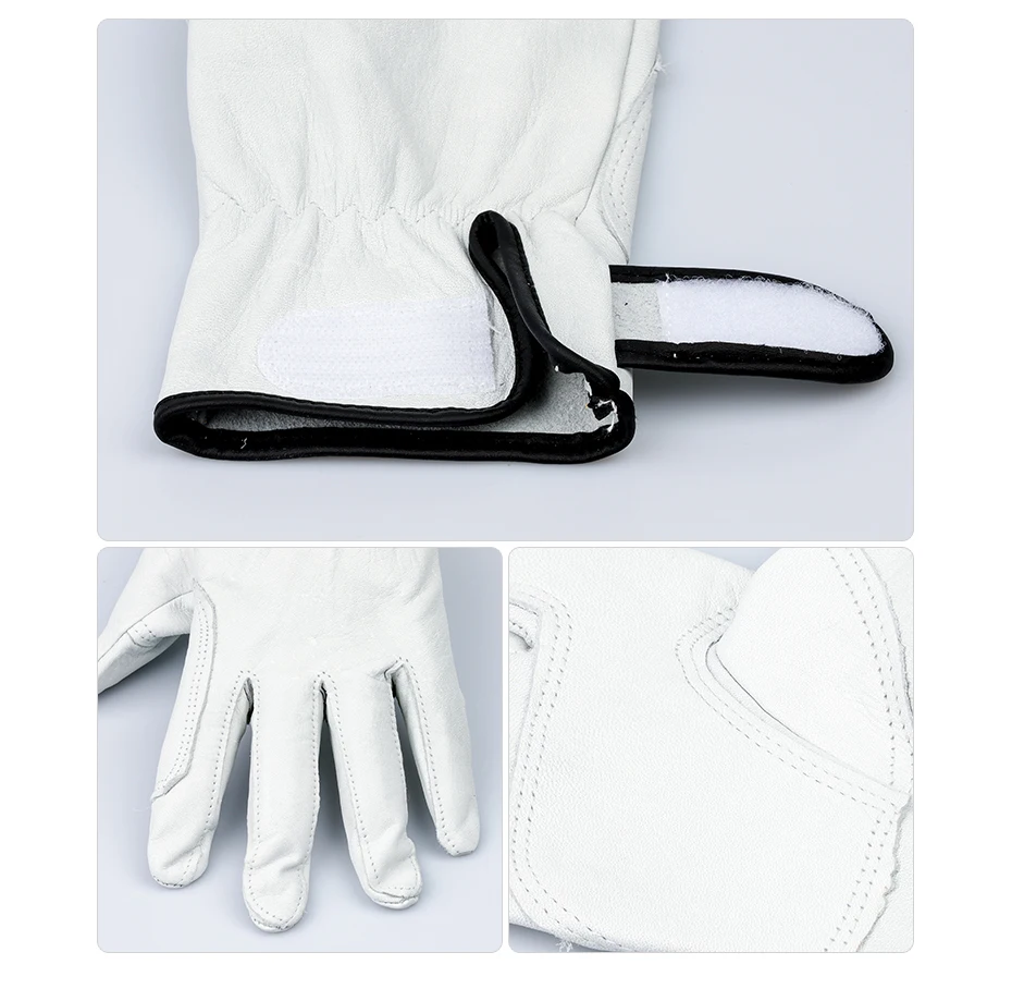 QIANGLEAF брендовые защитные перчатки, рабочие защитные перчатки, рабочие сверхтонкие кожаные перчатки,, 527WNP