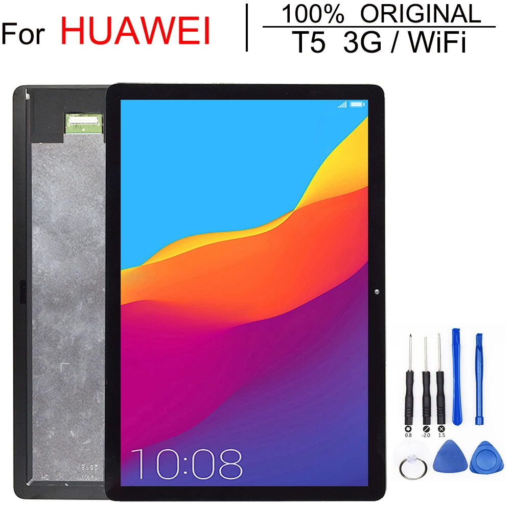 10.1" Original Lcd For Huawei MediaPad T5 AGS2-L09 AGS2-W09 AGS2-L03 AGS2-W19 LCD Display Touch Screen Digitizer Assembly