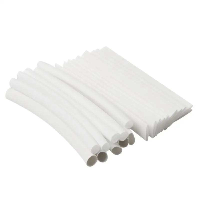 

20 pcs/set White 4 Sizes Assorted 3/4:1 Flame-retardant Boxed Heat Shrink Tubing Kit