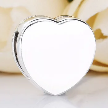 

Original Reflexions Smooth Love Heart Clip Stopper Lock Beads Fit 925 Sterling Silver Charm Bracelet Bangle Diy Jewelry