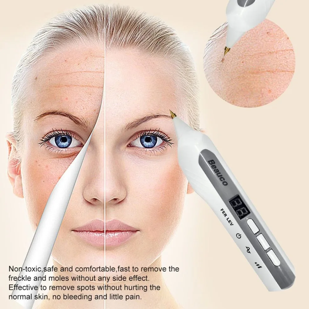 

Facial Cleaning Beauty Device 3 Switchable Modes Laser Freckle Dot Mole Tattoo Removal Sweep Spot Pen Anti-Aging Skin Care Tool