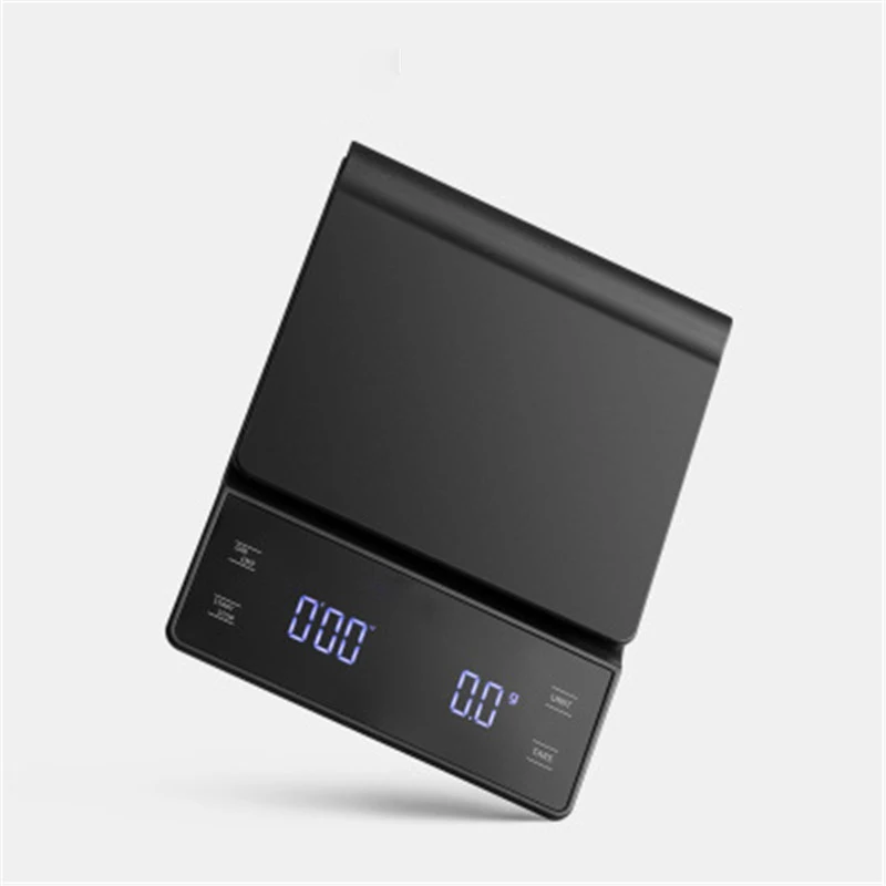 

Coffee Pot Electronic Scale Hand Punch Multi-functional Bar Counter Electronic Scale Kitchen Scales with Timer 3KG/0.1g