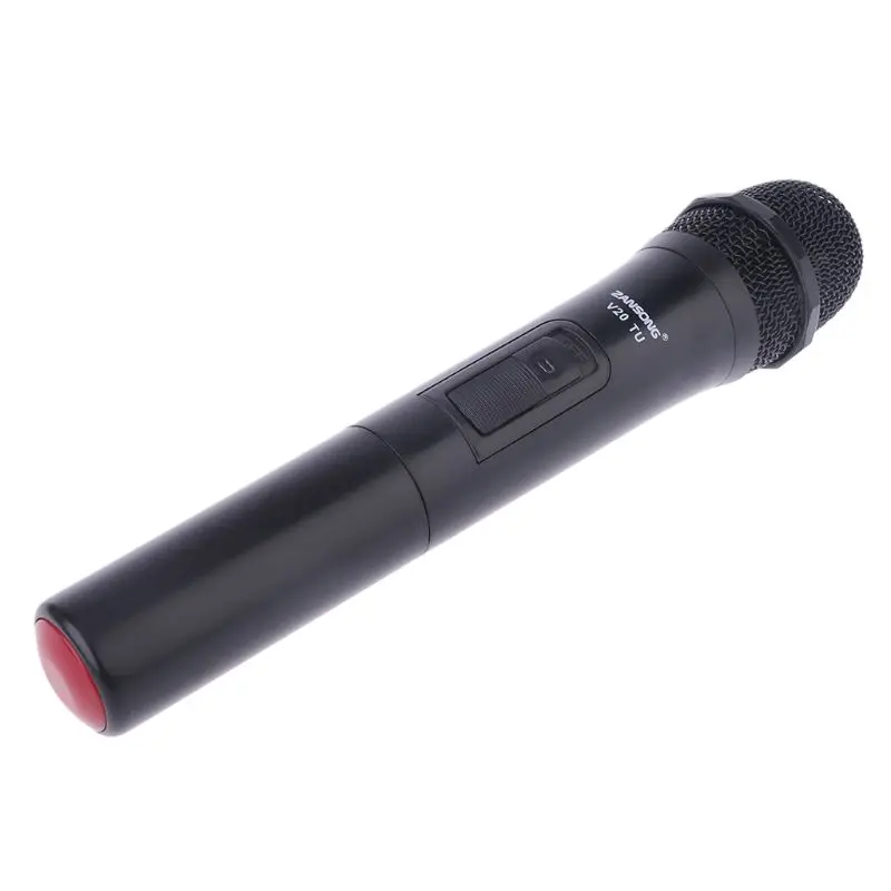UHF USB 3,5 мм 6,35 мм Беспроводной микрофон Мегафон ручной микрофон с приемником для караоке громкоговоритель