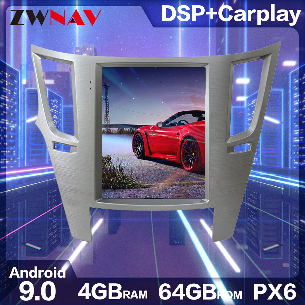 

For Subaru Outback 4 BR Legacy 5 Tesla screen Tesla Style 2009 - 2014 Car Radio Multimedia Video Player Navigation GPS Android 9