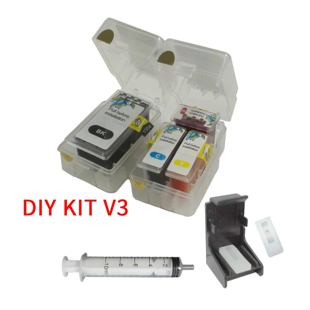 Kit de recarga para cartucho de tinta V3, compatible con CANON MG2110,  MG2140, MG3110, MG3140, MG3210, MG3510, MG3610, MG4110, MG4140, 140|kit  kits|kit refillkit diy - AliExpress