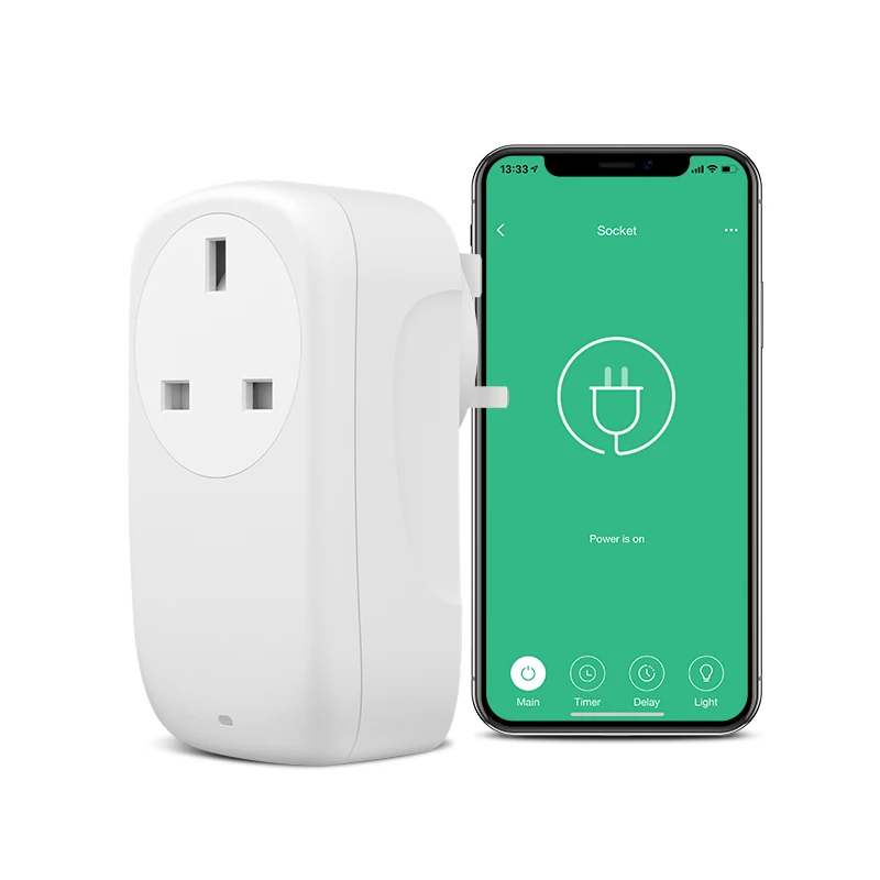 

Broadlink SP4L UK Wifi Socket Timer Setting Plug Smart Home Wireless App Control work with Alexa Google Home