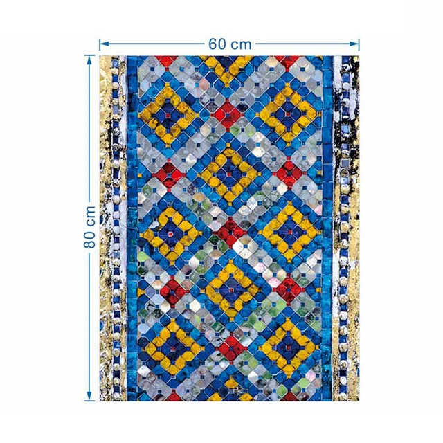 Retro Style Church Painting Art Static Cling Frosted Stained Glass Film Room Bathroom Privacy Window Stickers 12