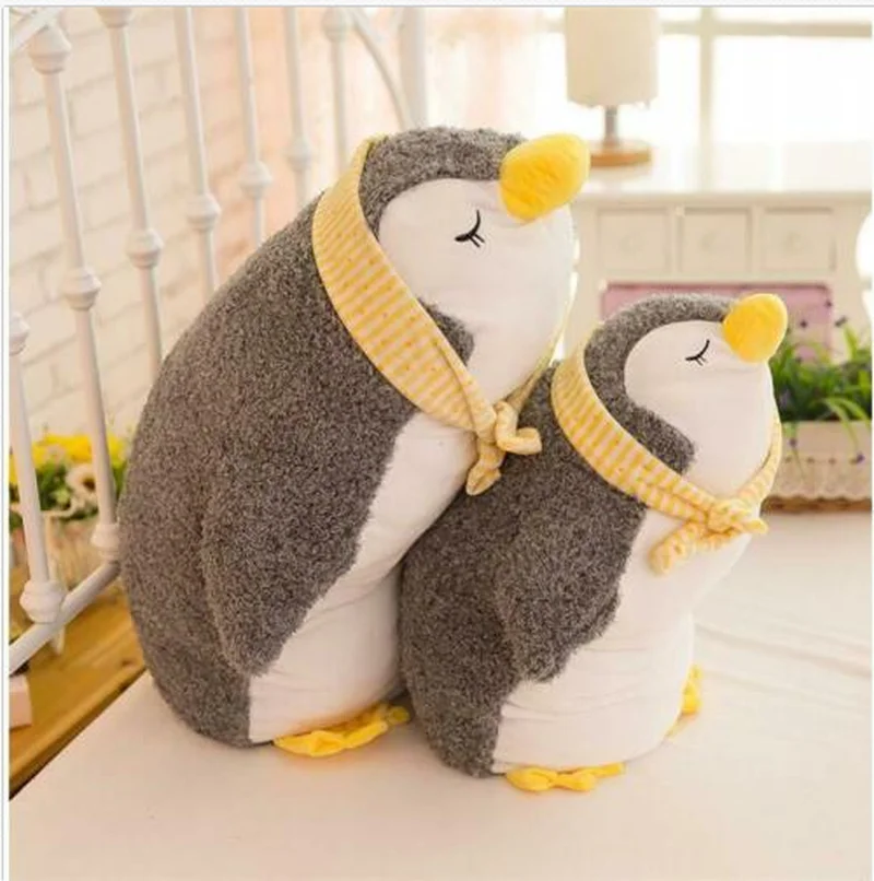 27.5" Sleeping Penguin Toy Penguin Soft Pillow Plush Stuffed Animals Doll Gift Stuffed Animals