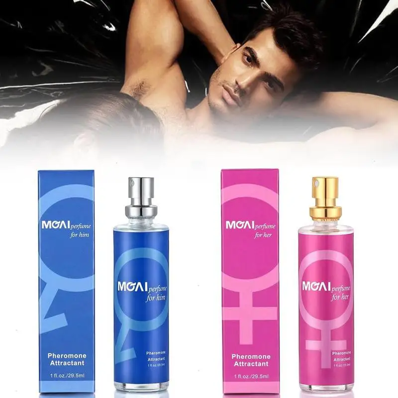 1 Pcs Men Male Flirt Perfume Aphrodisiac Pheromone Portable Long Lasting Attractant New, Black