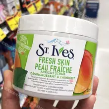 Освежающий абрикосовый скраб для свежей кожи св. ИВС 10 унций/283 г