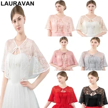 Черный красный румяна кружева Свадебный жакет, болеро Элегантные короткие свадебные обертывания s шаль летние женские вечерние Болеро новые свадебные накидки Mariage