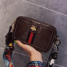 Маленькая женская сумка с аппликацией пчелы, Сумка с клапаном для девочек, женская сумка из искусственной кожи, сумка-мессенджер, сумки через плечо для женщин, посылка с животным принтом