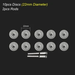 Versatile Diamond Cutting Disc for Rotary Tools - Ideal for Wood, Stone, Plastic, Glass, and Tile (22mm Cutting Disc)