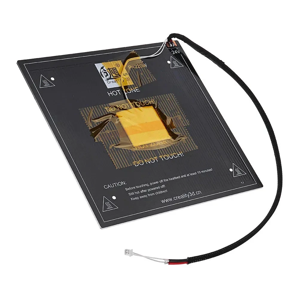 Quente de Alumínio Peças da Impressora Kit para Ender-3 Creality 220w 235*235*3mm Mk3 Cama Aquecida Pro Ender-5 3d Ender-3 v2 24v - Imagem 4