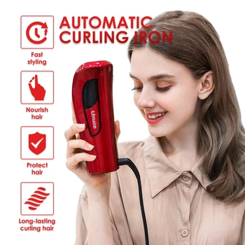 

Multifunctional Digital Curling Iron Automatic Hair Curler with Tourmaline Ceramic Heater and LED Portable Air Curling Wand