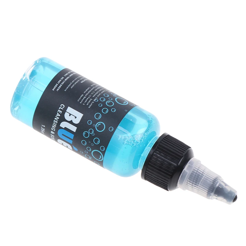40 мл/бутылка Татуировка голубое мыло очищающее успокаивающее решение Татуировка студия поставка инструмент