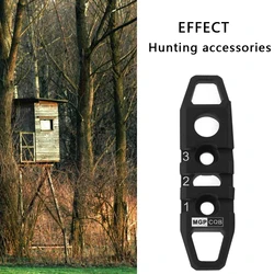 Mgpcqb metal 3 slot ferroviário keymod M LOK base de trilho picatinny oco para fora barra de trilho de metal suporte de caça acessórios de alumínio ferroviário