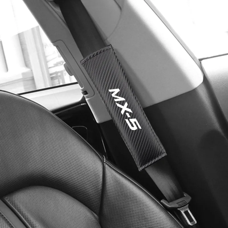 1 пара автомобильный ремень безопасности Чехол для Mazda MX5 MX-5 автомобильный ремень безопасности Автомобильная подушка Наплечная накладка