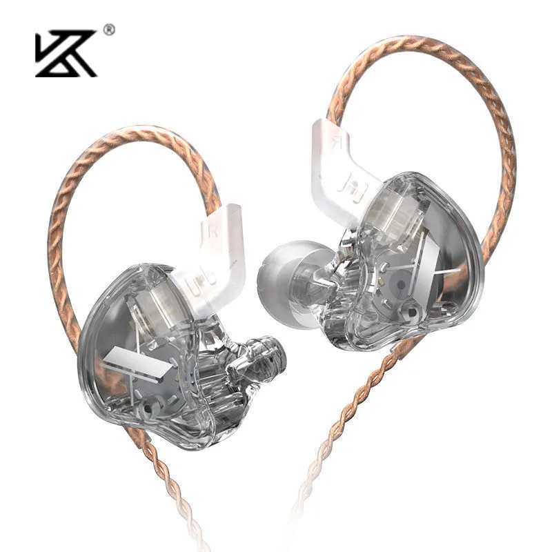 KZ EDX 1DD динамические наушники HIFI бас вкладыши монитор Спортивная шумоподавляющая