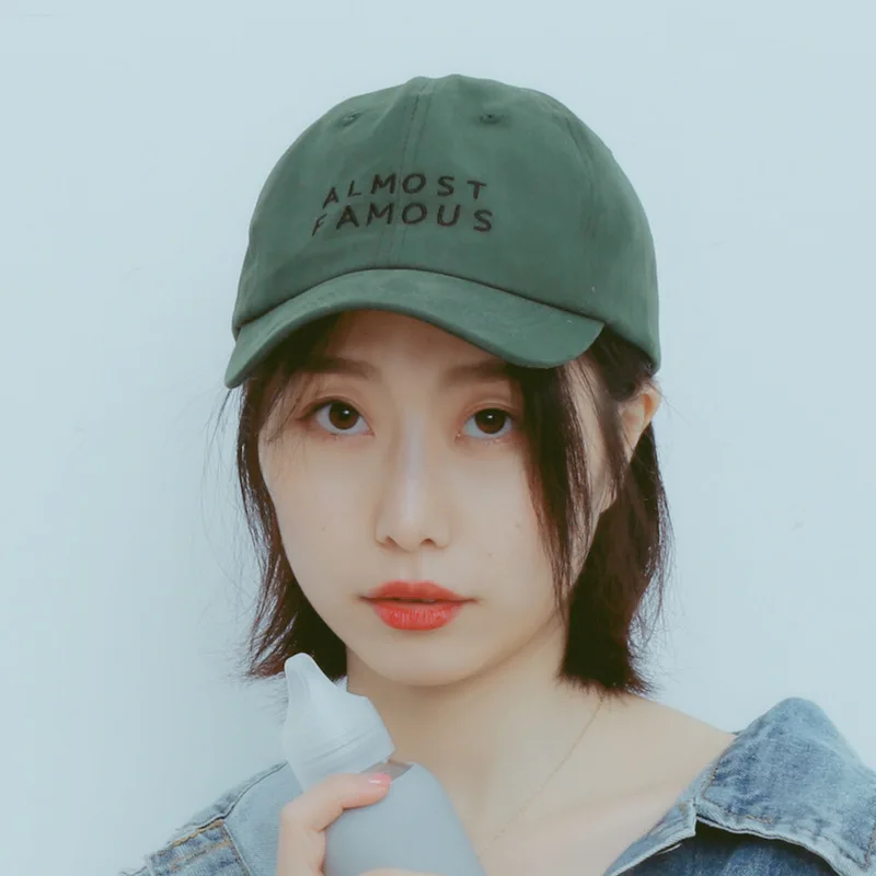 

Spring And Summer Japanese-style Retro English Embroidered Brim Hat Children Korean-style Versatile 100% Cotton Baseball Cap Men