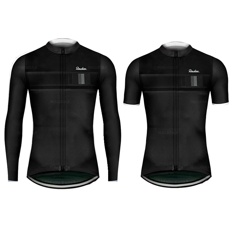 Men Cycling Jerseys 2023 Raudax Long Sleeve Cycling Shirts Bicycle Cycling Clothing Kit Mtb Bike Wear Triathlon Maillot Ciclismo - Image 4