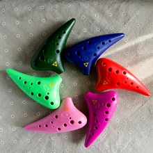 Защита пластик окарина 12 12 ОТВЕРСТИЕ alto C Пластик окарина подходит для школы, чтобы продвигать обучение