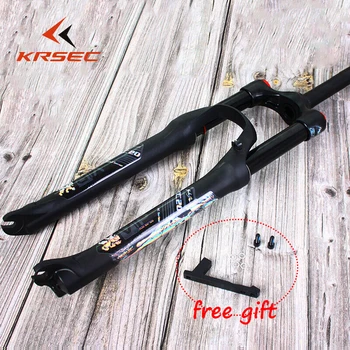 

KESEC MTB Suspension Fork 120mm 26 27.5 29" Aluminum 9mm Disc 1-1/8" Mountain Bike Forks Adapter PM 180mm Air shock Forks
