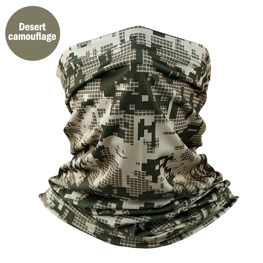 3D Camouflage Scarf Neck Gaiter Tactical Seamless Bandana Headband Camo Army Military Outdoors Mask Shield Hiking Tube Buffs hair scarf for men