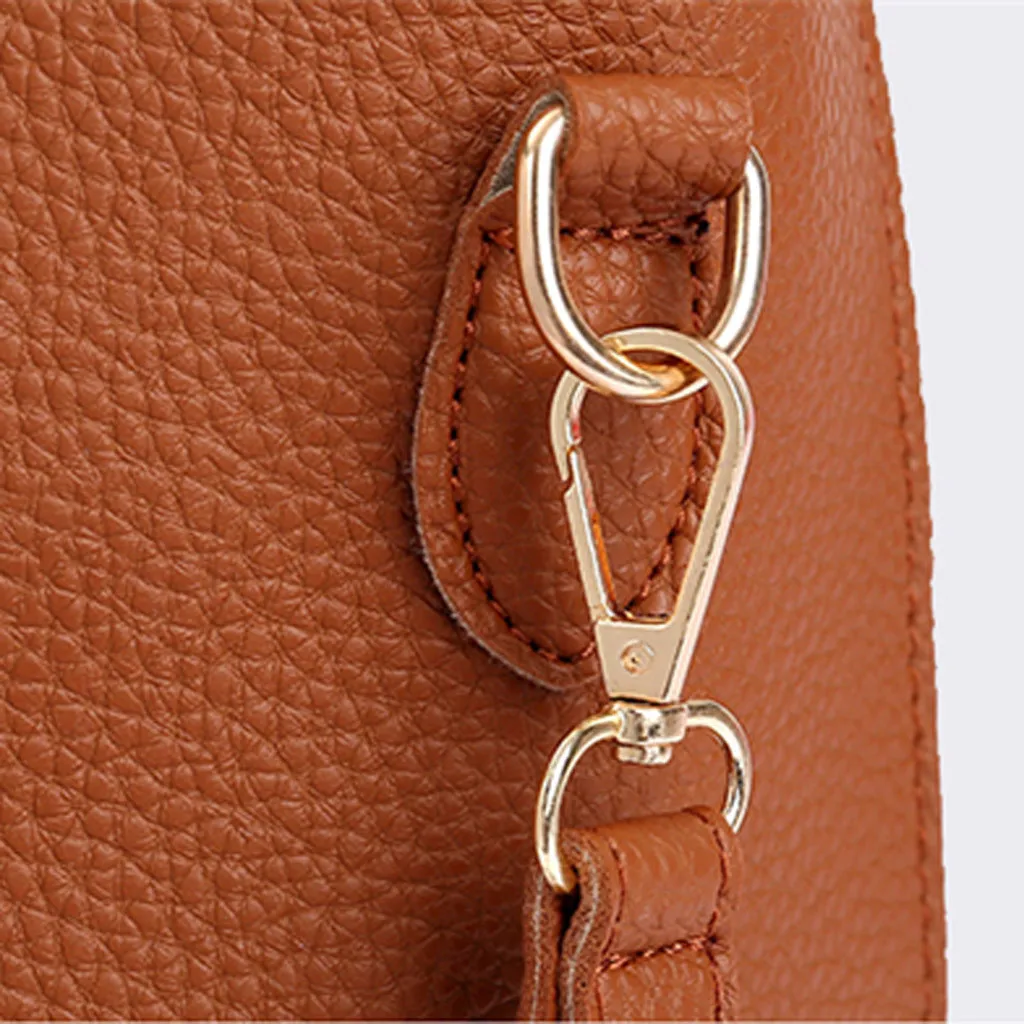 Woman bag New Fashion Four-Piece Shoulder Messenger Bag Wallet Composite Handbag Elegant anti-theft Composite travel bag