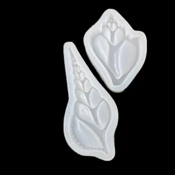 

DIY Crystal Epoxy Resin Mold Silicone Shell Conch Mould Keychain Decorations Handmade Crafts Jewelry Pendant Making Tools