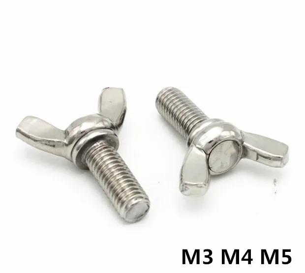 M3/M4/M5 DIN316 болт с бабочкой набор болтов крылом барашковые гайки шнек винтовым