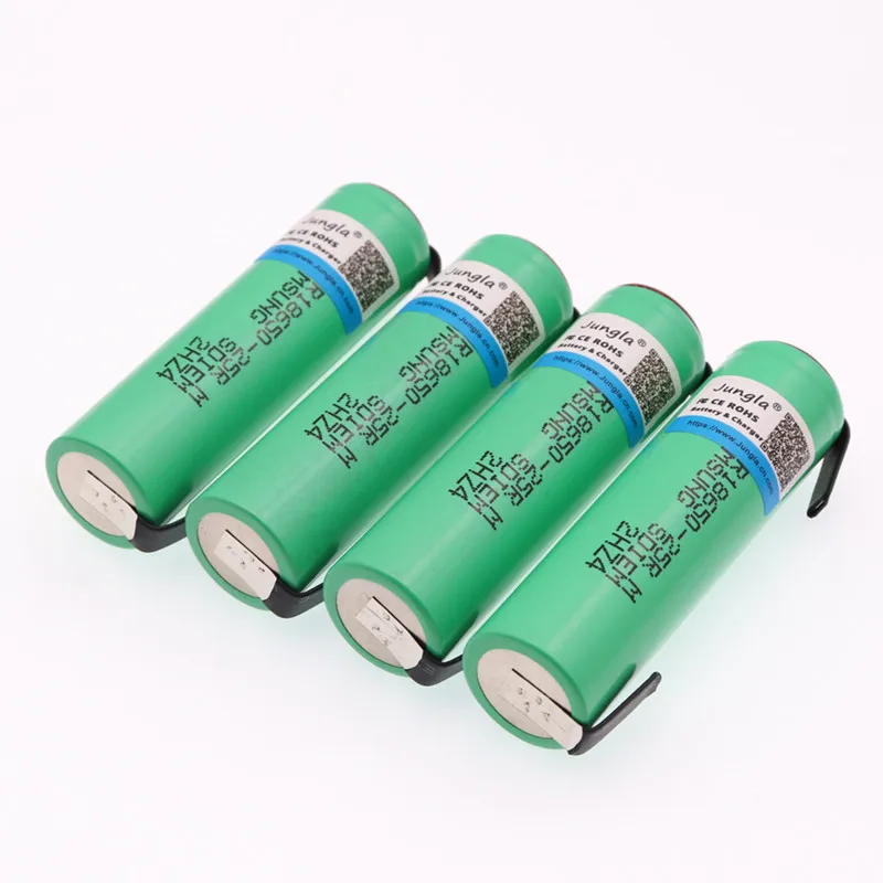 Новинка для samsung 18650 INR1865025R 20A разрядные литиевые батареи 2500mAh Блок питания для электронной сигареты батарея+ DIY никель
