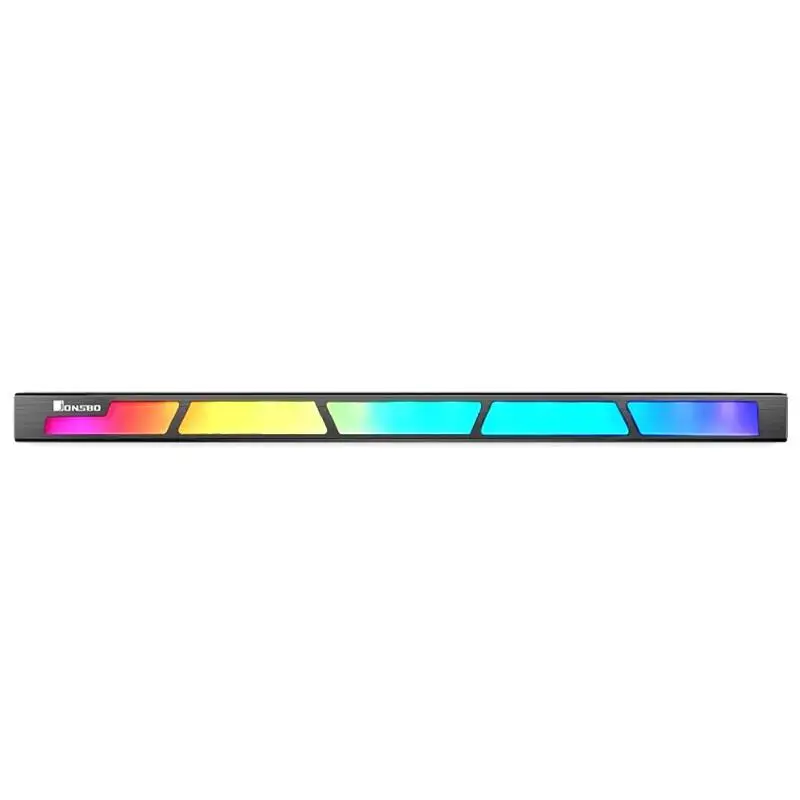 Jonsbo LB-3 алюминиевый Магниевый сплав SATA шасси дистанционное управление RGB/ARGB светильник в полоску с магнитной 266X17X9mm