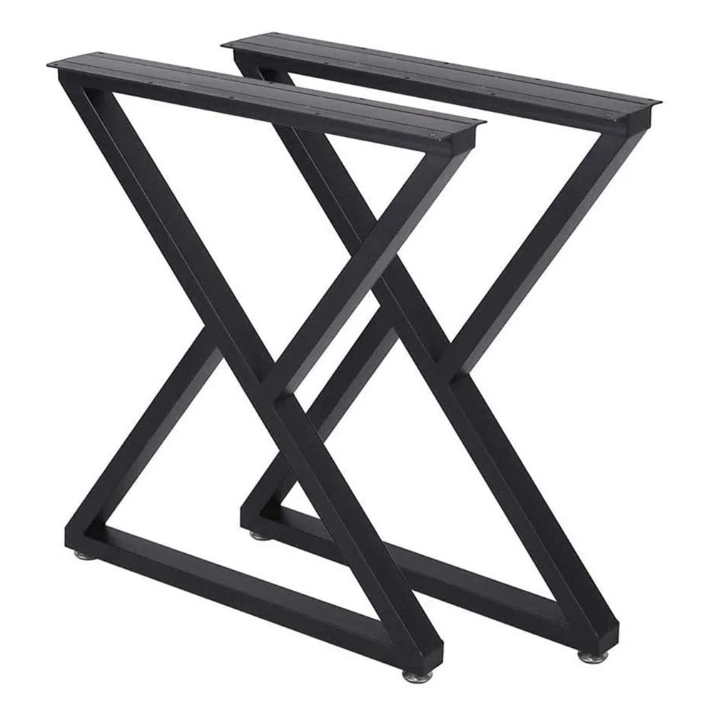 2Pcs Ironwork Table Legs Decorative Desk Legs Home Cabinet Hinges