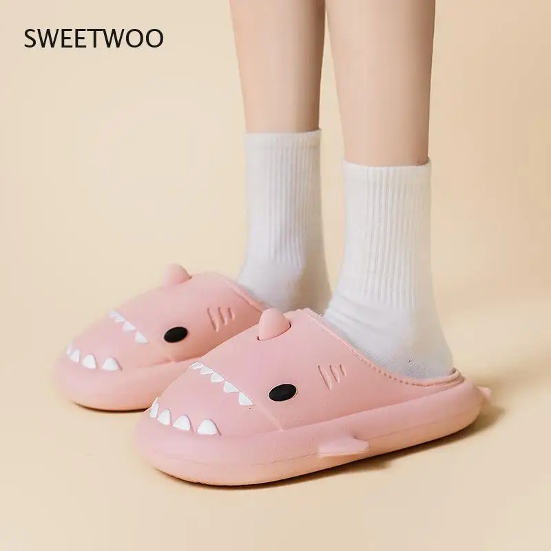 Men and women warm slippers waterproof and non-slip cotton plush shoes indoor and outdoor Autumn 2022