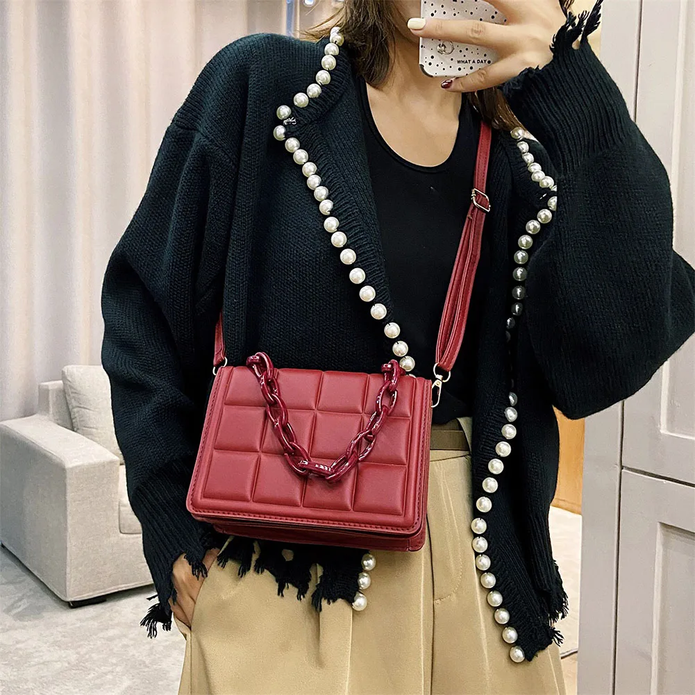 chanel red tote purse