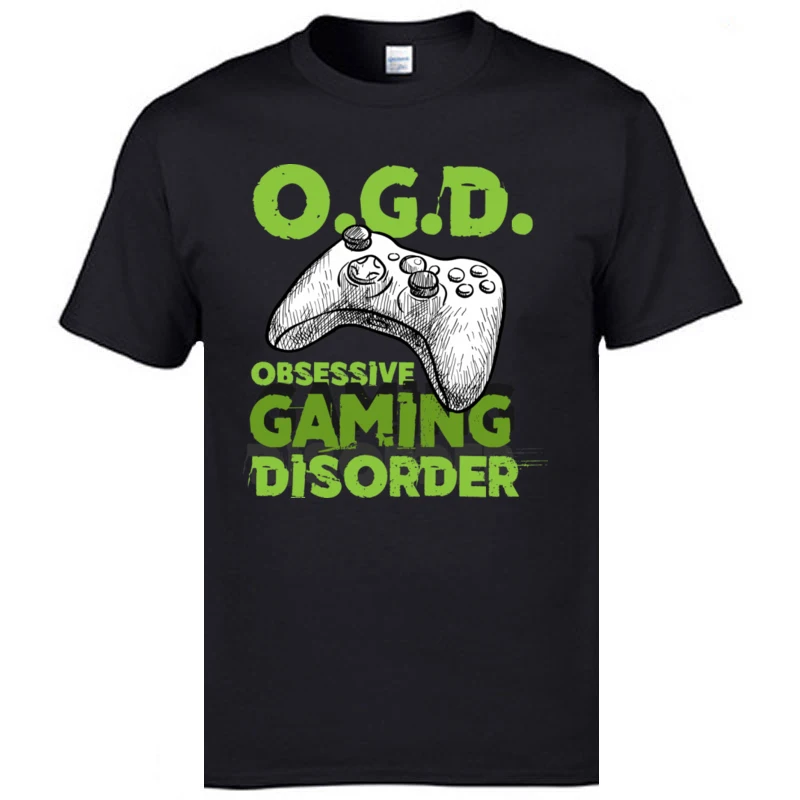 

Ogd Obsessive Gaming Disorder Letter Tee Shirt Discount Short Sleeve Tops & Tees Crewneck All Cotton Man T-Shirt Group Tees