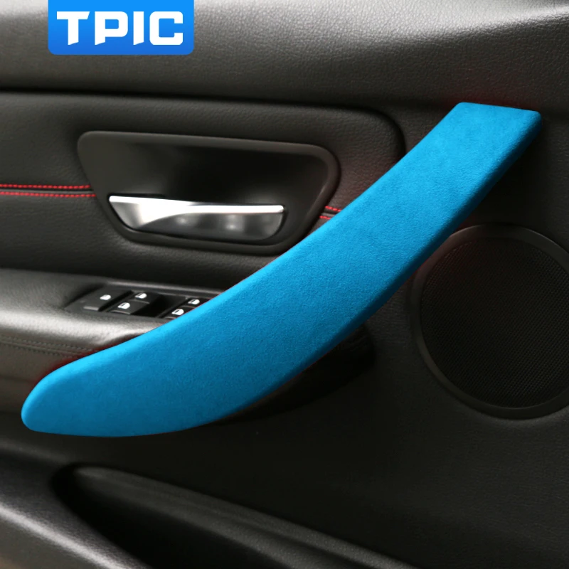 Alcantara Wrap кожаные чехлы для автомобильных дверей подлокотник панель ABS