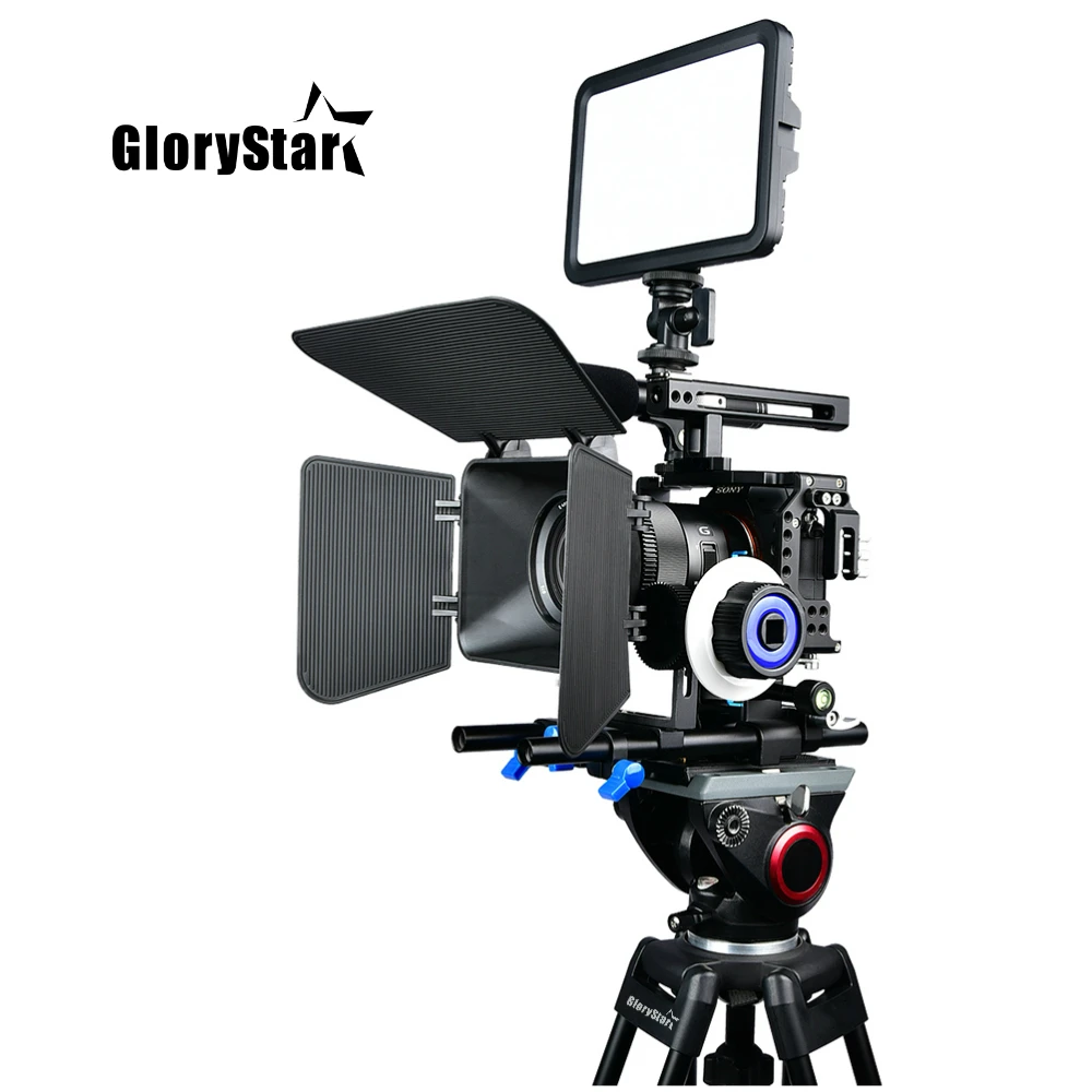 A7CameraCageProfessionalHandleDSLRRigVideoCameraStabilizerFor