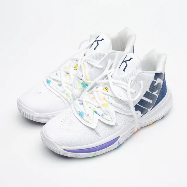 Новое поступление мужской обуви Kyrie tv PE баскетбольные кроссовки 5 для дешевой 20-й юбилейной губки x Irving 5S V Five роскошные кроссовки - Цвет: 7